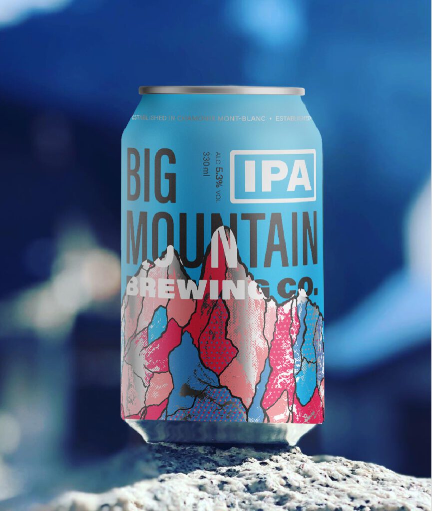 Visual Identity: Big Mountain craft beer branding design.1